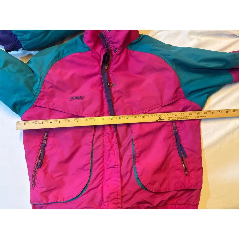 Columbia Powder Keg Womens M 3-in-1 Ski Jacket Reversible Liner Vintage